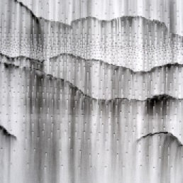 detail of Dispersion, wall installation at 66B Project