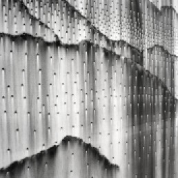 detail of Dispersion, wall installation at 66B Project